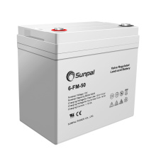 Sunpal 12V 50AH 10 Stunden Tiefe Zyklus -Gel -Batterie 12V 50AH 10 Stunden wiederaufladbare Batterien 12V 50AH 10 Stunden Solarbatterien